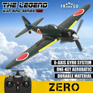 Antsir In Stock Zero RC Plane 2.4G 4CH Remote Control Airplane EPP 400mm Wingspan 6-Axis Aerobatic RC Fighter 761-15 RTF Plane