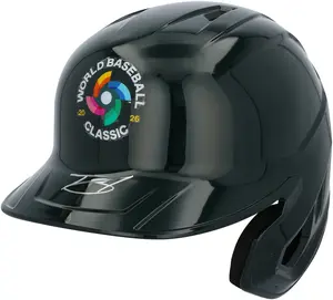 Tarik Skubal USA Baseball Autographed Rawlings 2026 World Baseball Classic Green Replica Batting Helmet - Fanatics Authentic Certified