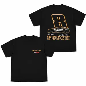 Kyle Busch Shirt - Memorial 1985-2026 Graphic Tee | RIP NASCAR Legend Vintage Rowdy Nation Tribute Apparel