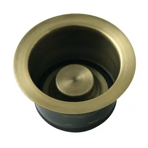 Kingston Brass  Extended Disposal Flange, Antique Brass, Round Shape, 4.5X2.63in, Corrosion-Resist
