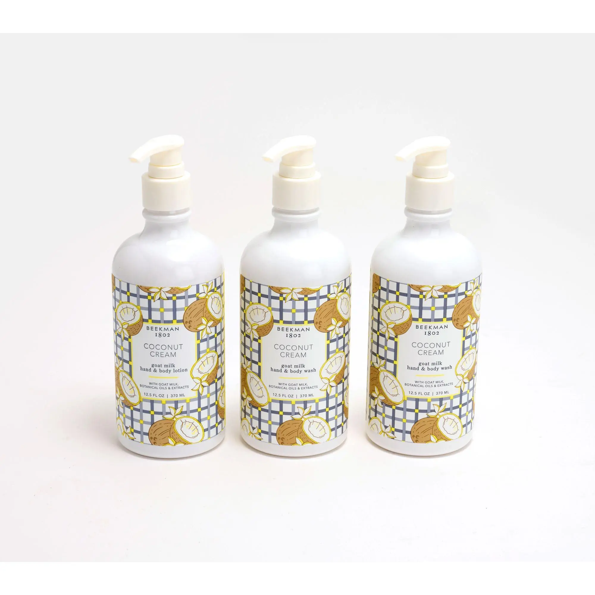 QVC Beekman 1802 Goat Milk Body Care Set - 2-Piece Hand & Body Wash Duo, Moisturizing Lotion with Aloe, Shea for Cosmetic Bath & Personal Care Needs