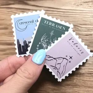 SJM Cities Stamp Sticker Pack VINYL STICKER Velaris City of Starlight Terrasen Court of Galathynius Crescent City Light it Up Booktok