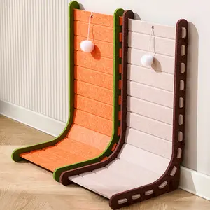 L-Shaped Cat Scratching Board, Durable and Non-Shedding, Freestanding Cat House, Integrated Scratch-Resistant Extra Large Felt Cat Claw Board, All-Season Use cats  cratcher  board litter box enclosure cat scratcher cardboard lounge bed Cat Climbing Frame