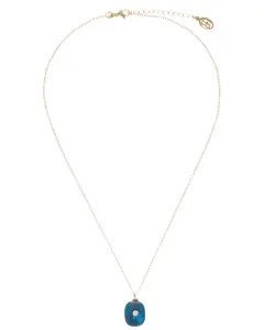 Dainty Blue Semi precious stone necklace