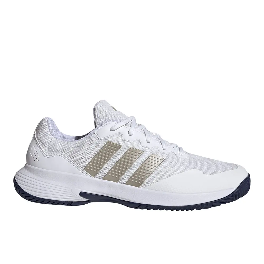 adidas Mens Gamecourt 2 Tennis Sneakers Shoes - White