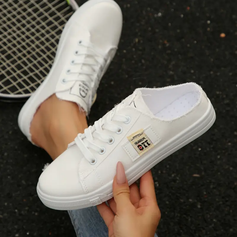 Women's fashionable flat casual shoes, casual and versatile slip-ons, Sneaker, Casual trendy trainers, comfortable and soft design, suitable for daily casual occasions, a must-have for gifts, Casual footwear