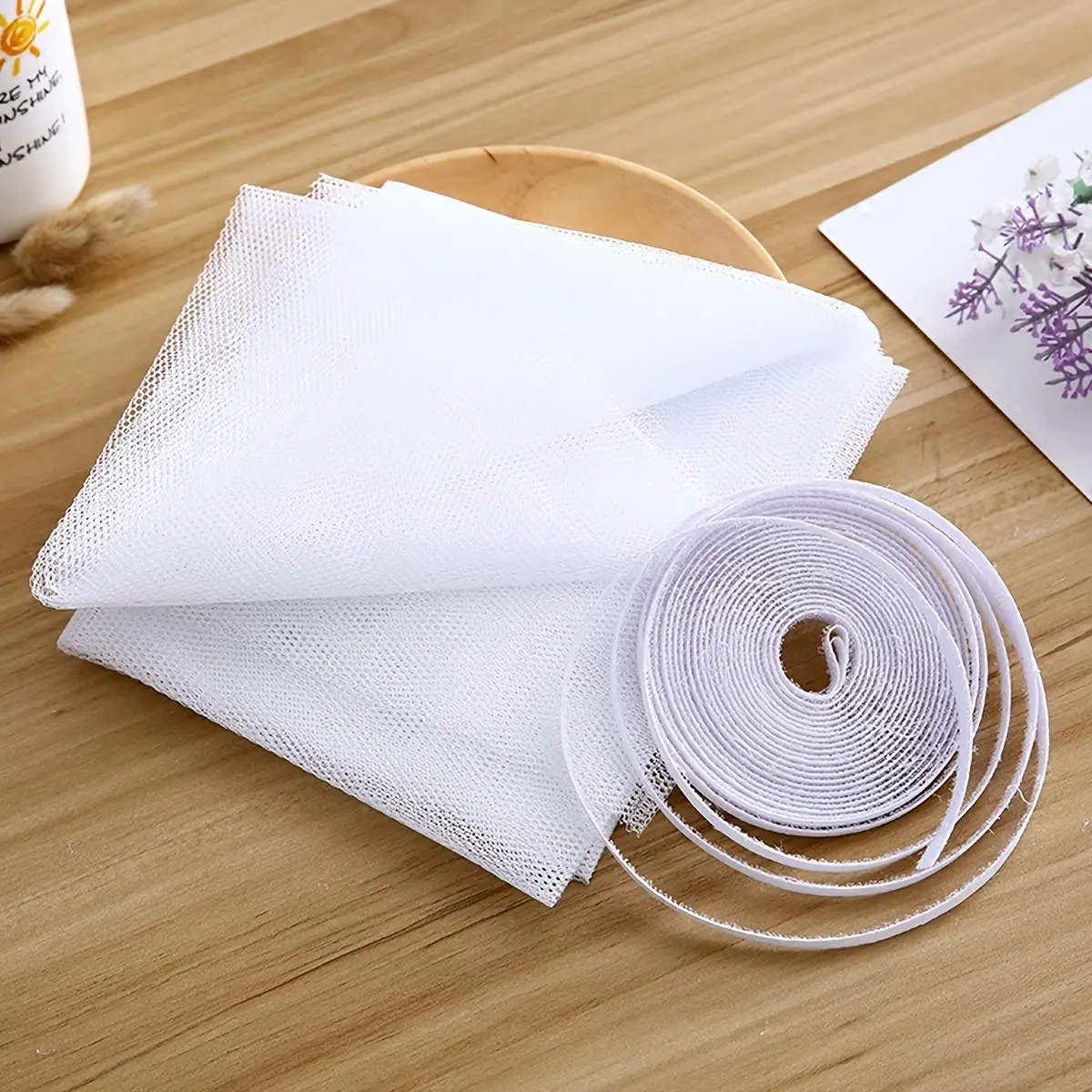 1pc Self-Adhesive Mesh Window Screen for Home, Easy Installation, Invisible Mosquito and Dust Protection, Insect Barrier, Heavy-Duty Durable Construction Balcony Window Accessory, Invisible Screens