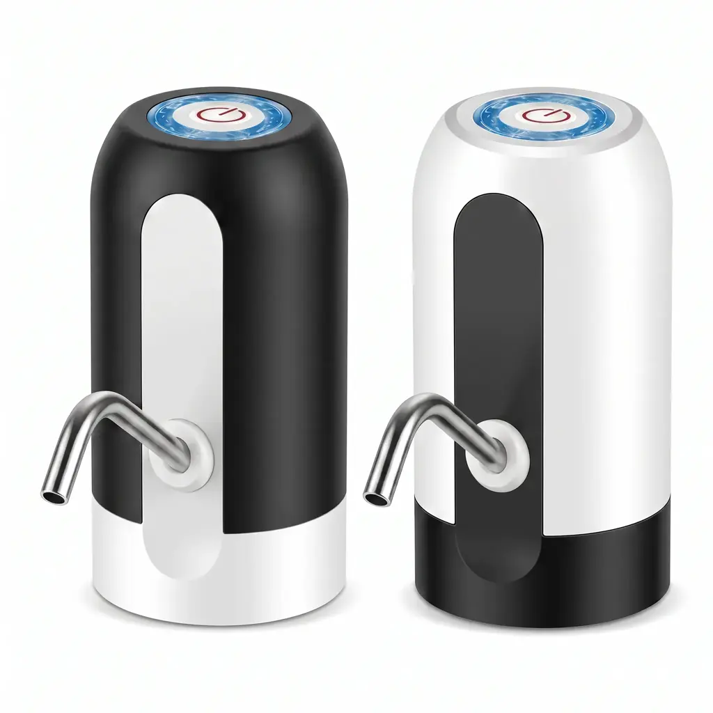 Rechargeable Electric Water Dispenser Pump - Portable USB-Charging Automatic Pump for 5-Gal Water Bottles