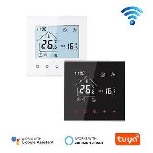 1PC Warm Floor Thermostat Tuya WiFi 16A Electric/ 3A Gas Boiler/Water Heating Temperature Controller Digital Thermostat Control