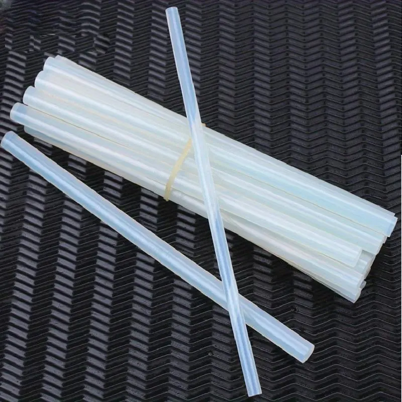 Transparent high adhesion strength hot melt glue stick Environmental transparent hot sol strip 7mm hot melt glue gun rod