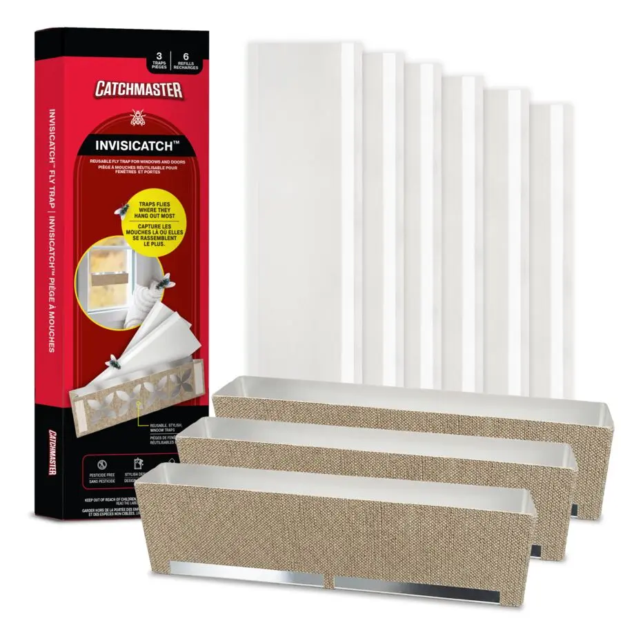 Window Fly Traps Decorative Linen 12-Pack