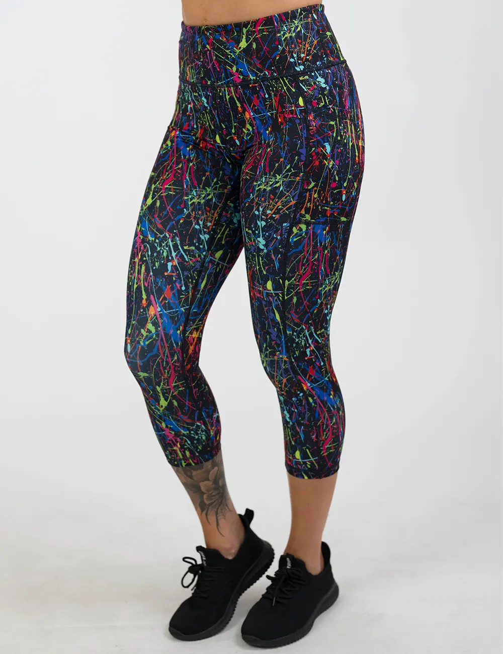 CVG Paint The Town Leggings, Workout Gear, Gym Gear, Gym Leggings, Athleisure Bottoms, Female