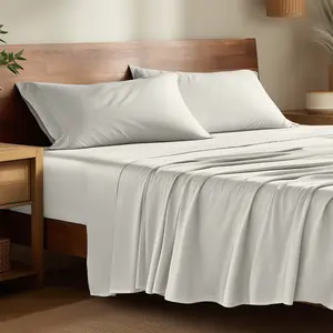 Bare Home Bamboo Sheet Set - Rayon from Bamboo, Deep Pockets, Cooling Sheets
