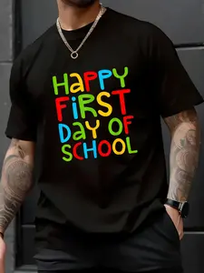 Happy First Day Of School Shirt Boy Girl Back To School T-Shirt