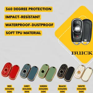 BUICK 3-Button Key Fob Cover for Regal Sportback, TourX - Tpu Remote Case