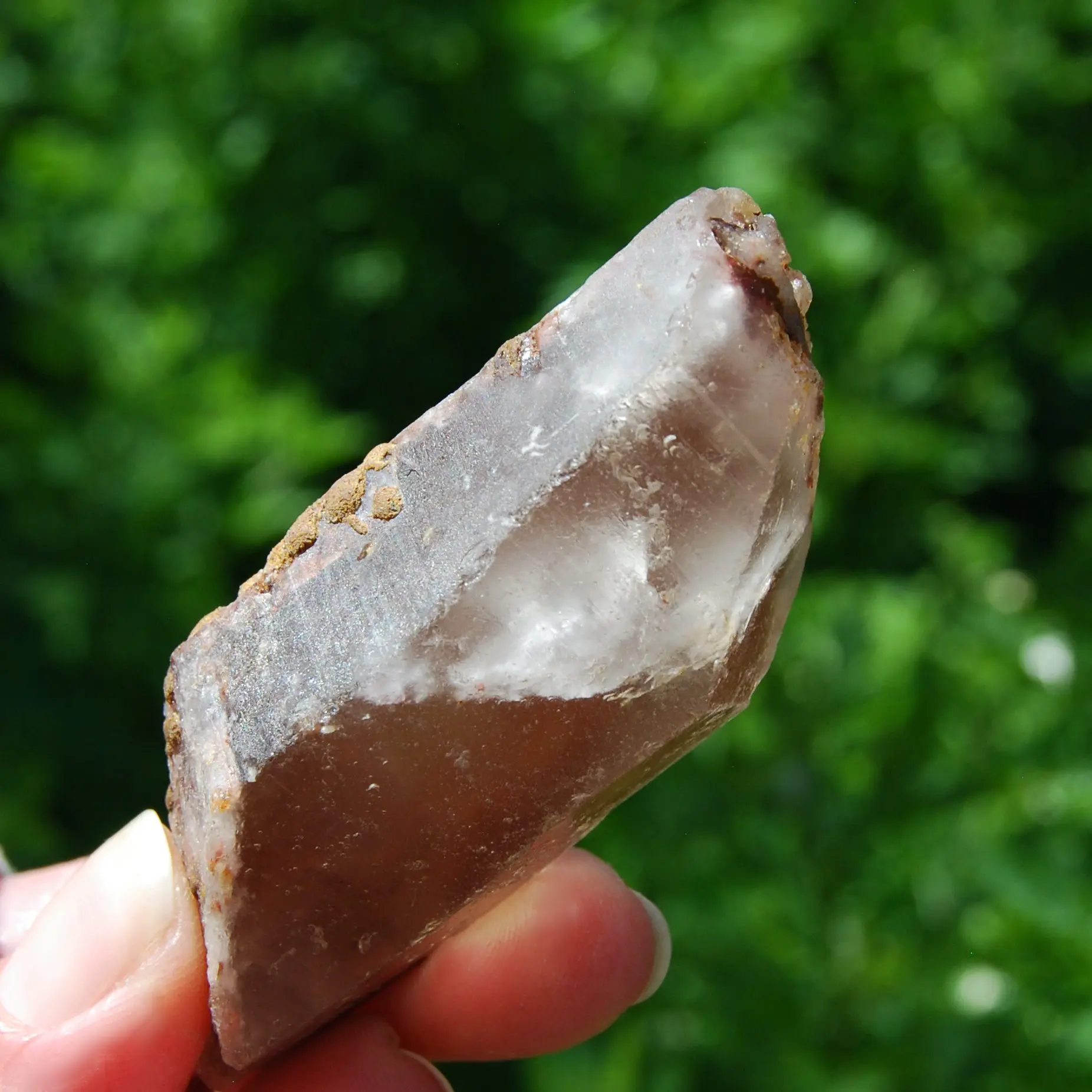 2.9in 55g Raw Amphibole Quartz Crystal, Brazil