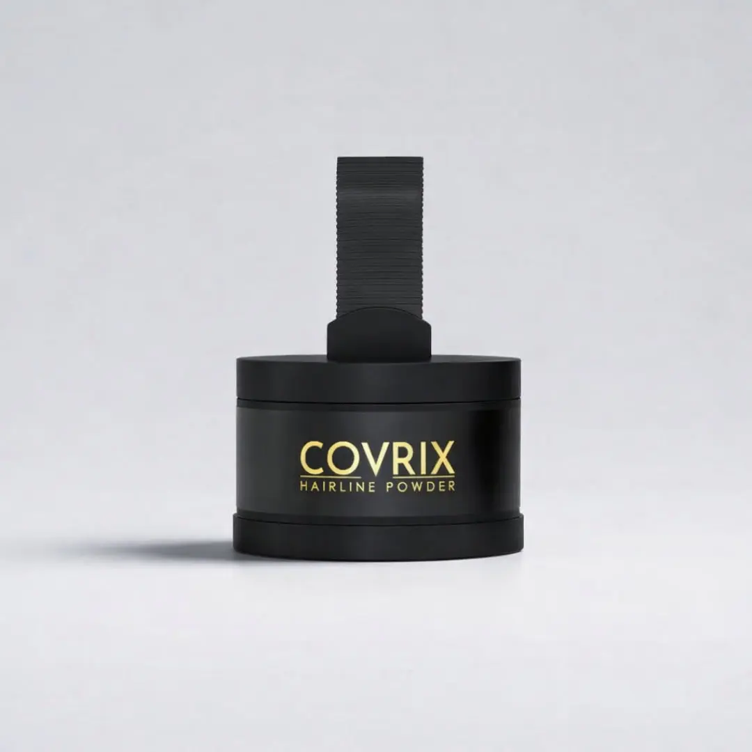 Covrix Root Touch Up For Men – Instantly Conceals Grays, Thinning Areas, Bald Spots, and Hairline Gaps with Sweatproof, Transfer-Resistant Formula – 4g – Choose Your Shade