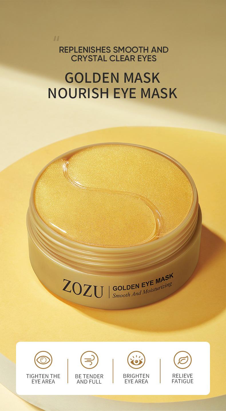 Gold Firming Eye Mask Hydrating Moisturizer Reduces Fine Lines & Dryness Under Eyes