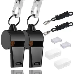 Whistle Stainless Steel Coach Sports Whistle with Lanyard, Loud Crisp Sound Whistle Ideal for Coaches, Referees, and Official