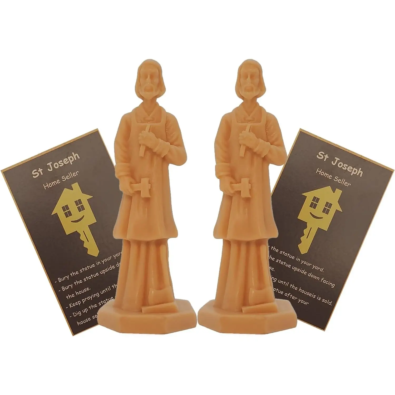 St Joseph Statue for Selling House Kit Bundle Pack Set of 2