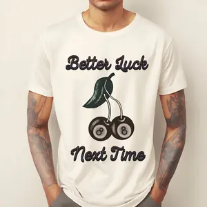 Better Luck Next Time Shirt, 8 ball, 8 ball shirt, Pool Table Shirt, Pool Player Shirt, Playing Pool Shirt, Lucky Shirt, Cherry 8 ball 