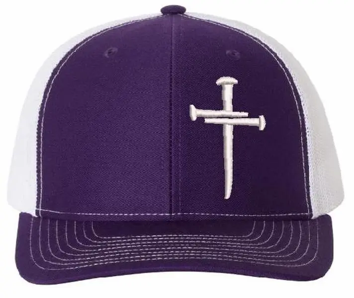 Richardson Christian Faith-Themed Embroidered Baseball Cap Snapback, Faith Cap with Jesus Cross, Cotton Blend Adjustable Fit Hat for Men-Women, Casual Daily Wear Hat with Free Decal