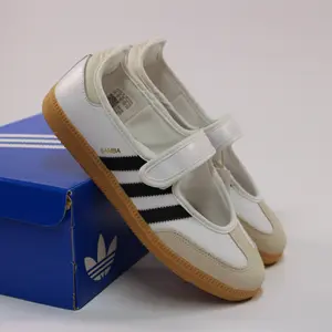 Adidas Samba Jane White Black Gum Women's Sneaker - Authentic Brand New Shoes JR1402