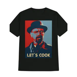 Men's Casual Graphic Print T-Shirt - Round Neck Top for BBQ & Outdoor Activities