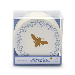 S/24 Bee Paper Coasters