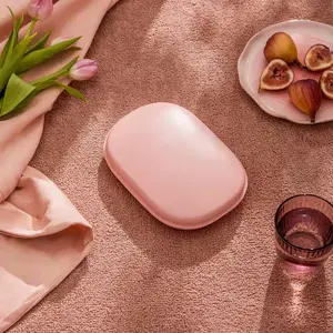 BANU Heat Electric Hot Water Bag with Soft Fleece Cover, Warming Hand, Cold Feet, Relieve Menstrual Cramps or Muscle Aches, Back Pain, Easy to use Rechargeable Heating Pad, Portable Hot Water Bottle