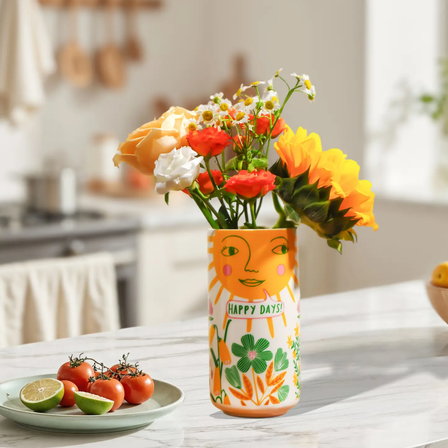 Sunface Vase