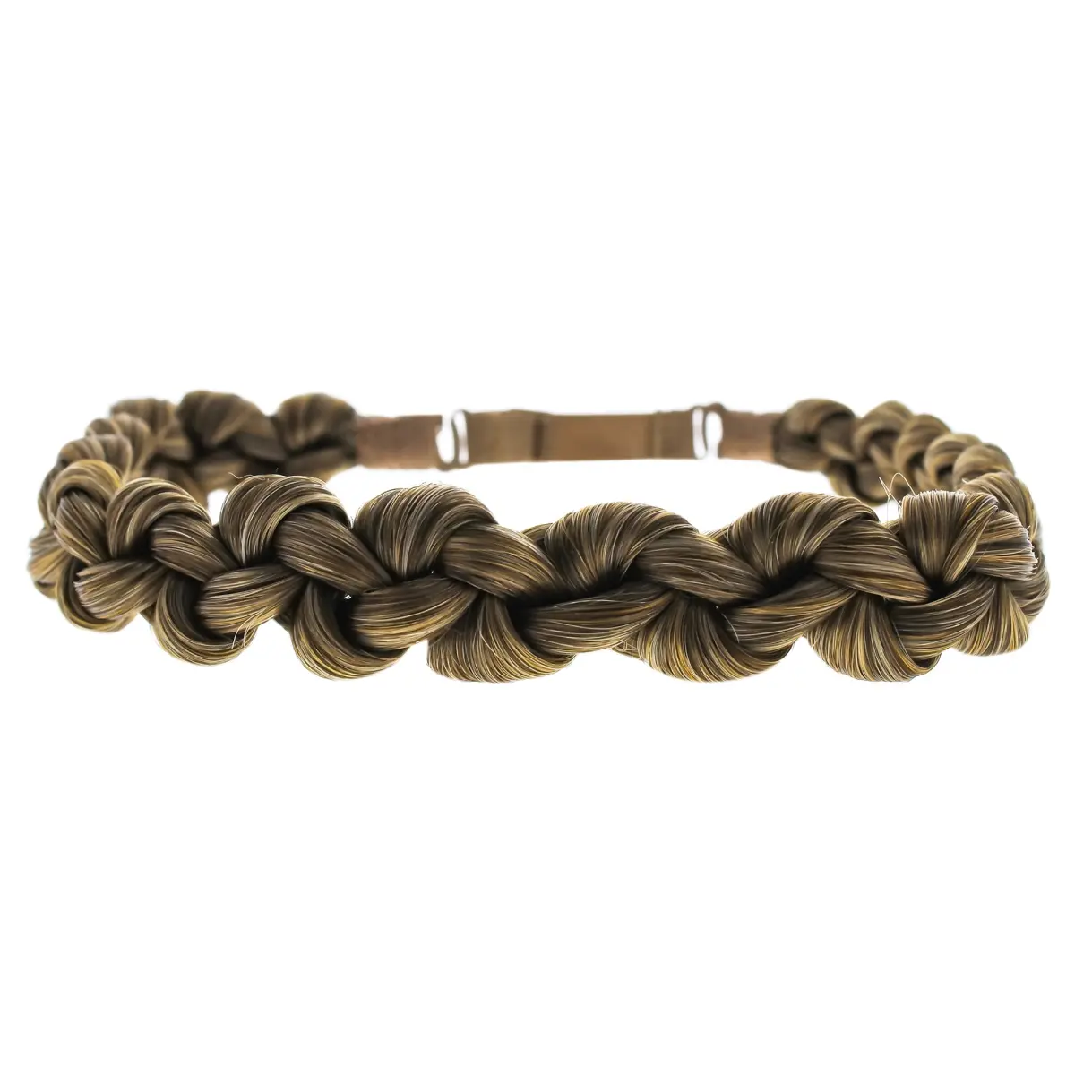 212 MAIN Women's Thick Braided Headband - Elastic Band, Slip-On Easy Application for Any Hairstyle - Model I0085878, Color R1416T Buttered Toast