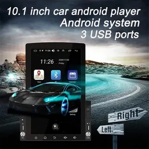 MP5 Player Car Audio Android 10 Touch Screen 10.1" Car Stereo 2 Din Bluetooth GPS Navi Radio WiFi Car Radio