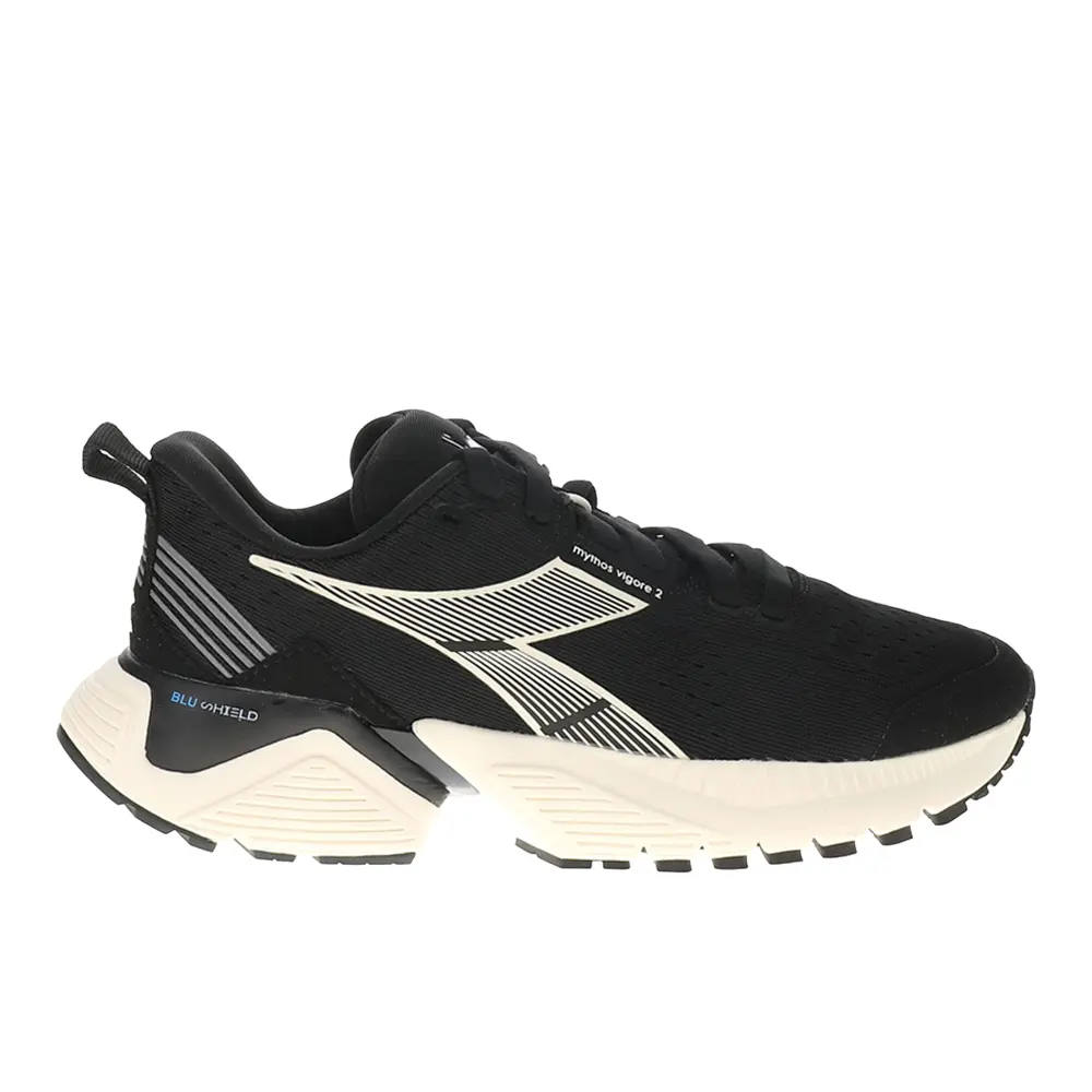 diadora Womens Mythos Blushield Vigore 2 Running Sneakers Shoes - Black