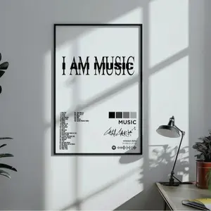 MUSIC by Carti Album Poster – Carti Poster – Album Poster – Carti Poster – Custom Album Poster – I AM MUSIC Poster