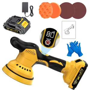 Yunxi lithium-ion polisher, wireless polishing device, car polisher, cordless car polisher, 12/21V lithium-ion battery, suitable for car care, waxing, polishing, scratch removal, and bathroom cleaning.