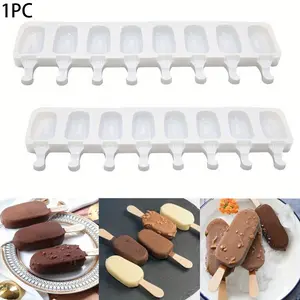 Silicone Ice Cream Mold, DIY Chocolate Dessert Popsicle Tray, Ice Cube Maker, Homemade Cooking Tools, Party Supplies, Kitchen
