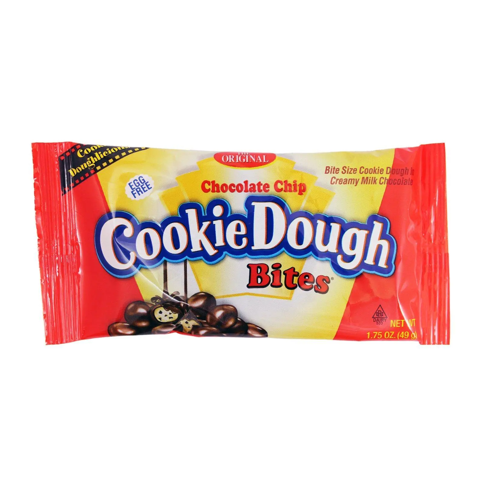 ThayerCookie Dough Bites 24 Ct 1.75 Oz Chocolate Chip Tray
