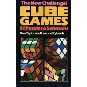 USED Book - Cube Games: 92 Puzzles and Solutions by Don Taylor (Paperback) - english