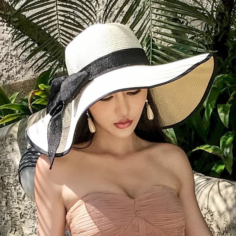 🌞 SunnyBreeze Foldable Wide-Brim Sun Hat – Chic & Protected