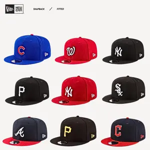 New Era MLB New York Yankees 9FIFTY Snapback Cap, Flat Brim Structured Crown Style, High Quality Cotton Fabric, Classic NY Logo Embroidery, Adjustable Snapback Fit, Streetwear Fashion Hat, Hip Hop Style, Gorra Snapback Hombre Mujer