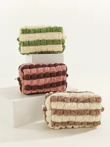 Frilly Styled Makeup Bag Accessory Pouch