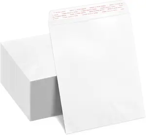 100 White 9x12 Self Seal Large Catalog Mailing Envelopes, 9x12 Letter Size - 80GSM Paper