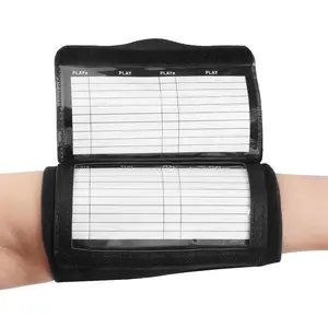 Football Wristband Wrist Coaches for Football Play Wristbands for Adult Youth Quarterback Gear Wristband Playbook Softball Wristbands for Signs