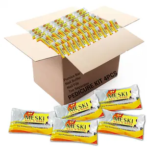 "Disposable Pedicure Kit – 4 Pieces | Professional Nail Care Set | Hygienic & Convenient | Salon-Quality Tools | Perfect for Home & Salon Use