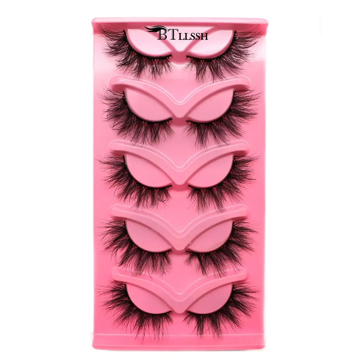 Music Festival Makeup Long Cat-eye False Eyelashes, Wispy Cluster Lashes, Natural Curl Eye Makeup Strip Lashes, Lash Clusters Kit, Spider Lashes, Lash