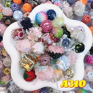 Rainbow-Daily New Arrivals |Acrylic Bead Mix for DIY Craft Beadable Pen Bracelets Phone Charms Necklaces Versatile Use