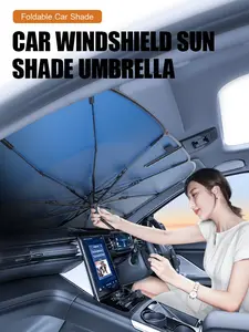 Car Front Windshield Sunshade Foldable Sunshade Umbrella 140*79CM for SUV Pickup