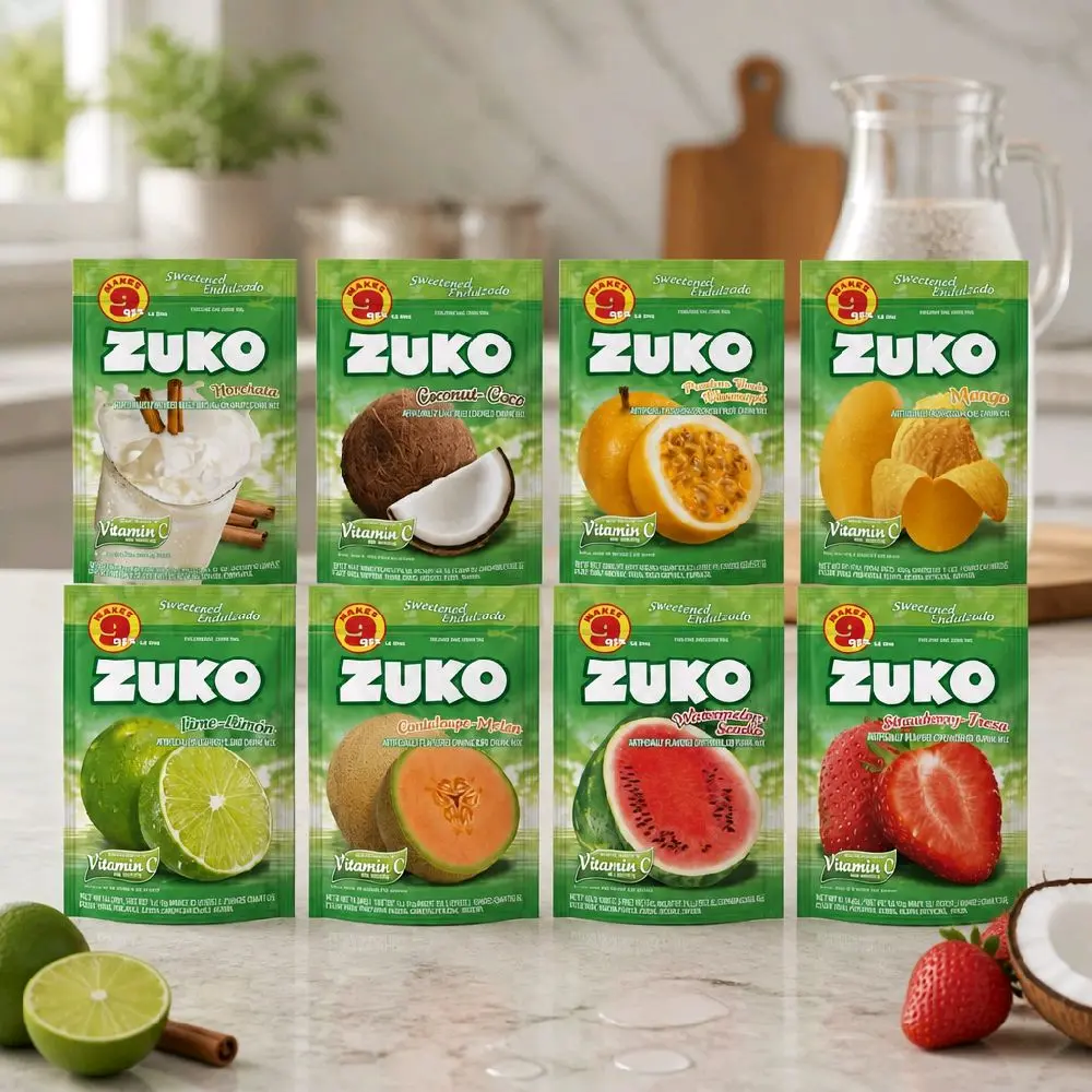 Zuko Different Flavors for Fresh Water 400g Sweetened Sweetened with Vitamin C per Serving Choose Your Favorite Flavor