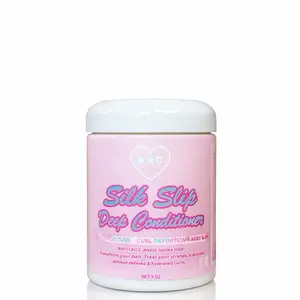 Silk Slip Deep Conditioner for All Hair Types - Ultra-Rich Conditioning Treatment with Pro-Vitamin B5 Shea Butter & Jojoba Oil for Deep Hydration and Detangling